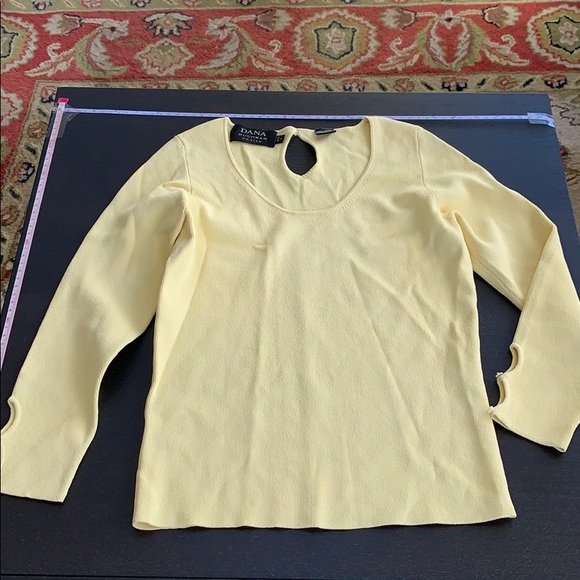 Dana Buchman Sweaters - Yellow sweater. Listed as petite size 2-4